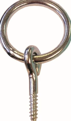 Best Equideos Anneau d'écurie à vis - 10 x 50mm