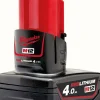 Discount Equideos Batterie Li-ion 12V 4Ah - M12 B4 - Milwaukee