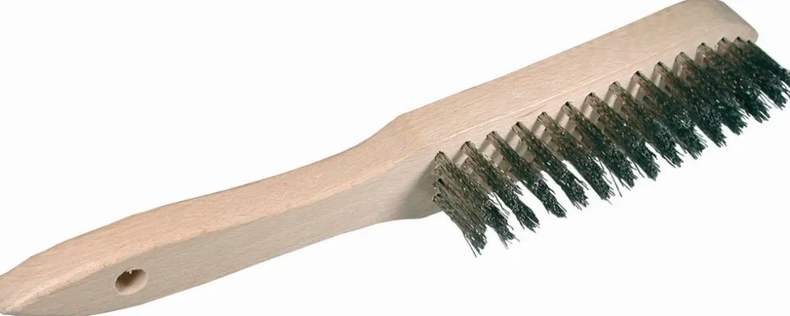 Online Equideos Brosse manuelle en inox ondulé