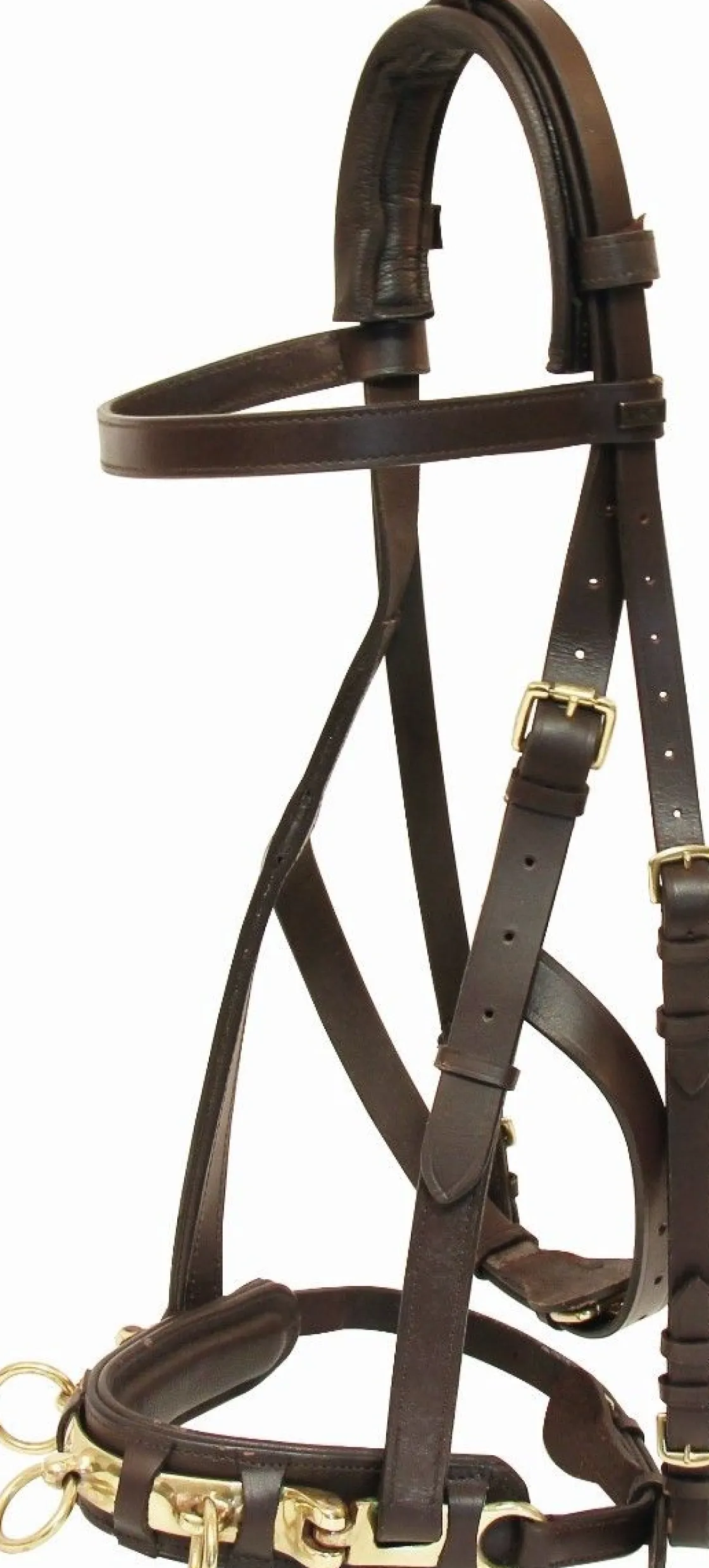 Discount Equideos Caveçon en cuir - T. cheval