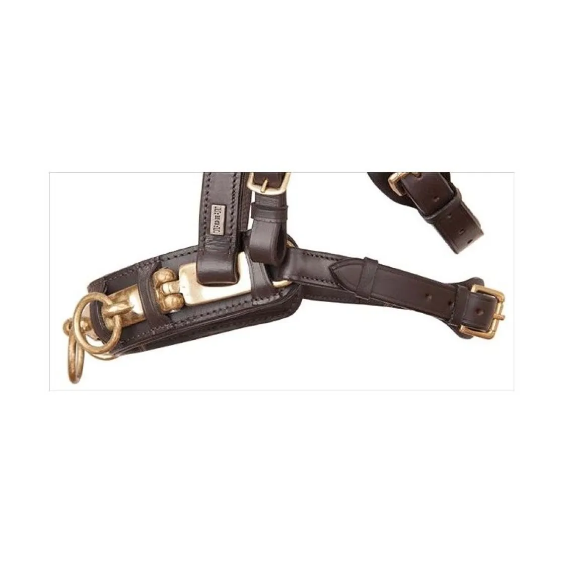 Discount Equideos Caveçon en cuir - T. cheval