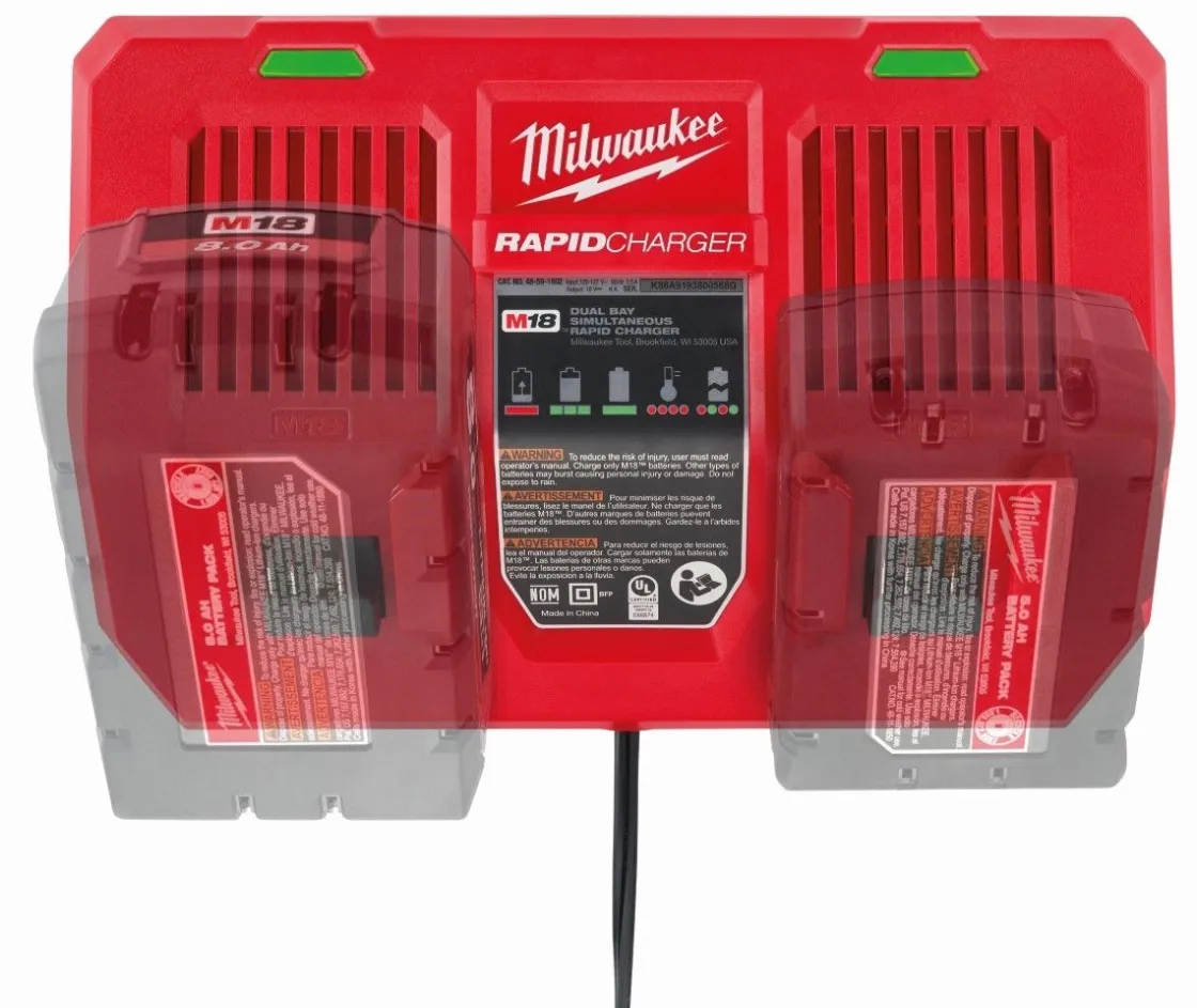 Sale Equideos Chargeur rapide double M18 DFC - Milwaukee