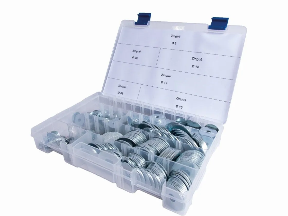 New Equideos Coffret de 570 rondelles plates extra large Ø5 à 14mm