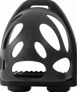 Clearance Equideos Coques pour étrier en plastique - Noir - T. adulte