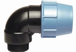 Clearance Equideos Coude fileté - polypropylène