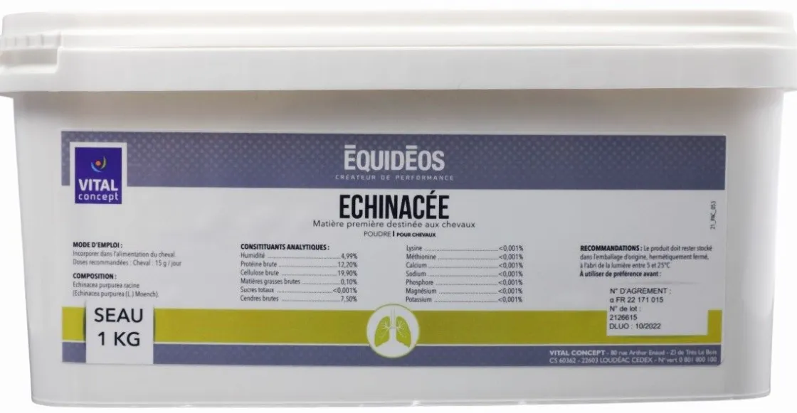 Hot Equideos Echinacée - Poudre - 1kg