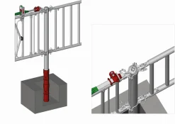 Outlet Equideos Fourreau Trèfle complet rouge - Ø76mm