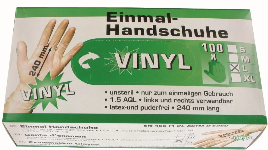 Discount Equideos Gants vinyle - 100 pièces