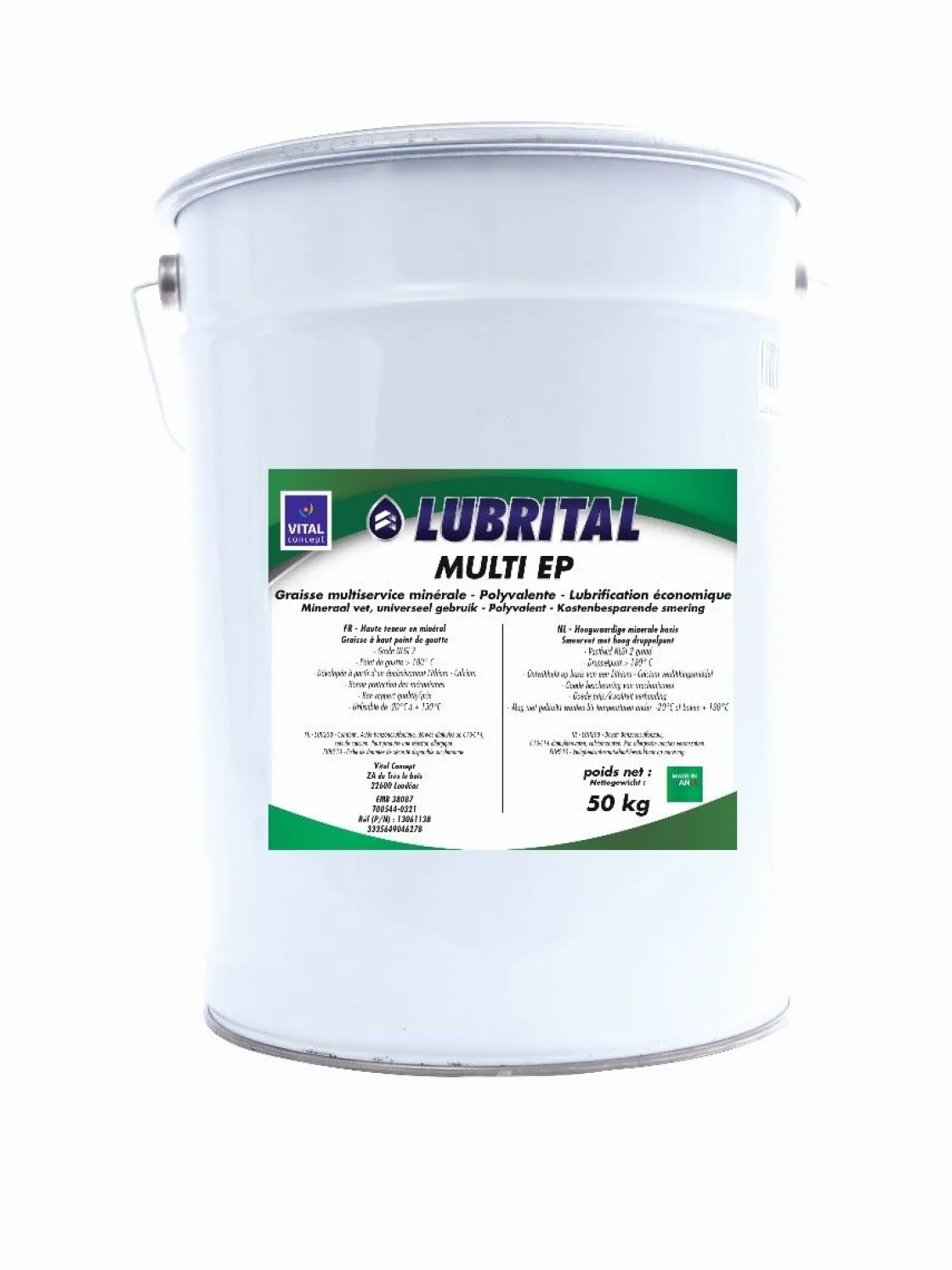 Sale Equideos Graisse Multi EP - Lubrital - 50kg