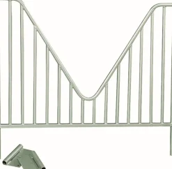 Equideos Grille col de cygne pour porte battante