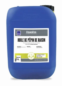 Sale Equideos Huile de pépin de raisin - 5L
