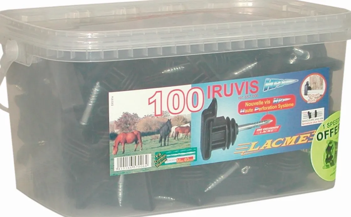 Outlet Equideos Isolateurs Iruvis - 100 pièces