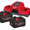 Online Equideos Kit chargeur double et 2 batteries forge 8Ah M18 FORGENRG-802DBSC - Milwaukee