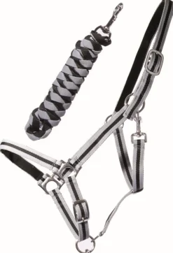 Best Equideos Licol et longe nylon doublé cuir