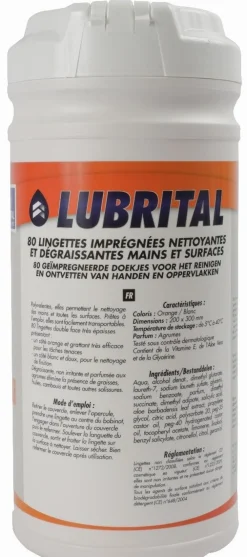 Equideos Lingettes microbilles Lubrital pour atelier