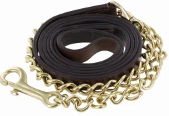 Clearance Equideos Longe de présentation en cuir avec simple chaîne à mousquetons