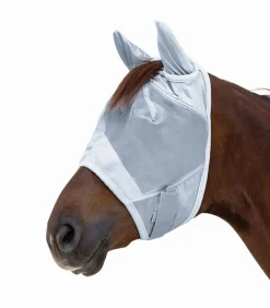 Equideos Masque anti-mouches avec protections d'oreilles - Protect