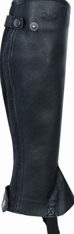 Equideos Mini chaps en cuir souple - Paire