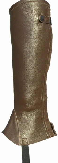 Equideos Mini chaps en cuir souple - Paire