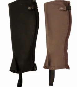 Equideos Mini chaps en cuir souple - Paire