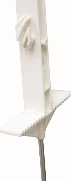 Equideos Piquets en plastique blanc - 5 pièces