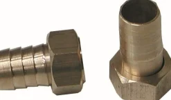 Equideos Raccord femelle pour tuyau polyéthylène - laiton