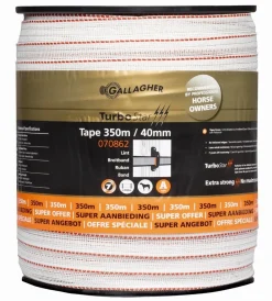 Best Equideos Ruban TurboStar - 40mm - Gallagher - 350m
