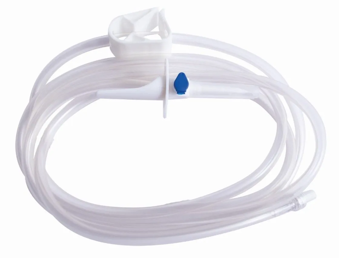 New Equideos Set de perfusion avec pointe ventilée - 5 pièces