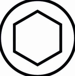 Equideos Vis tôle autoperceuses à tête hexagonale à embase